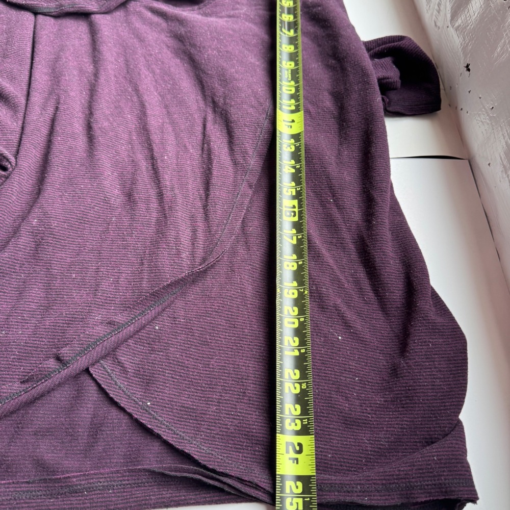 Calvin Klein Performance Cowl Neck Pullover Women XL Purple Stretch Athleisure - Picture 8 of 11